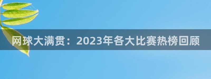 网球大满贯：2023年各大比赛热榜回顾
